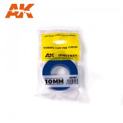AK INTERACTIVE AK-9185 Blue masking Tape for curves 10mm
